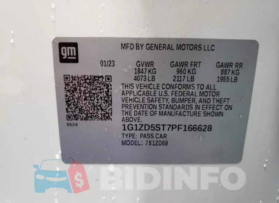 1G1ZD5ST7PF166628 Photo# 12