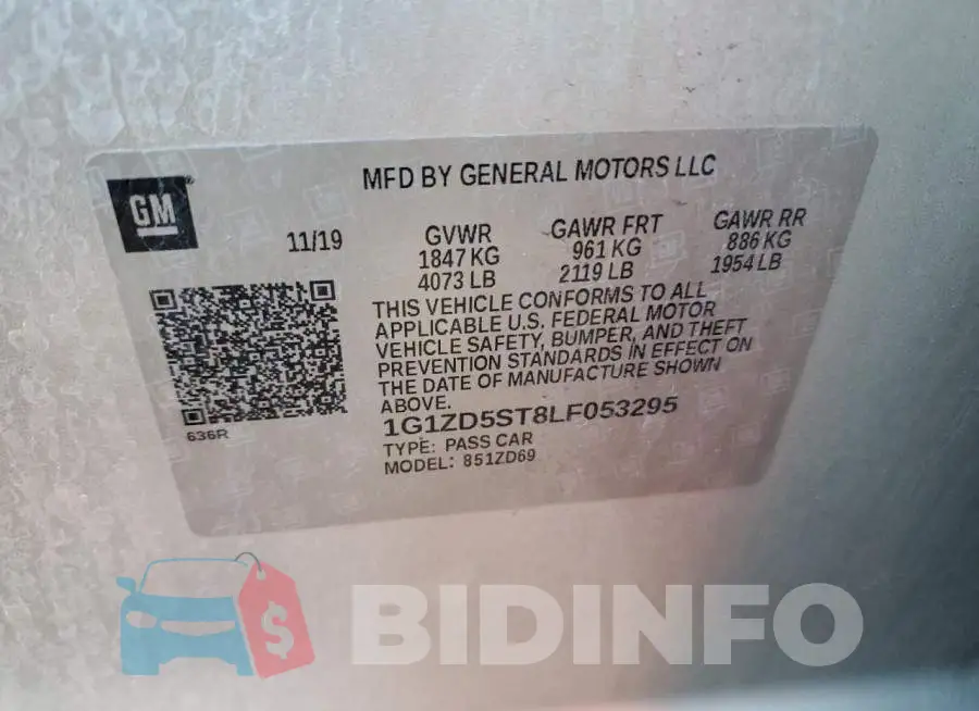 1G1ZD5ST8LF053295 Photo# 12