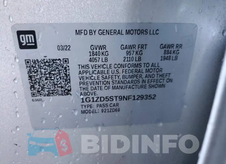 1G1ZD5ST9NF129352 Photo# 13