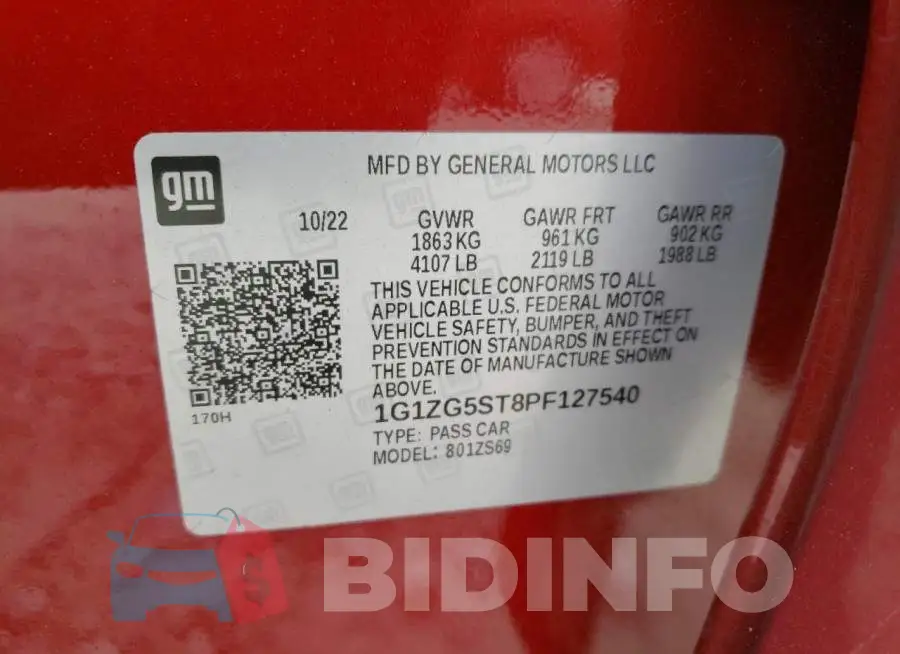 1G1ZG5ST8PF127540 Photo# 12
