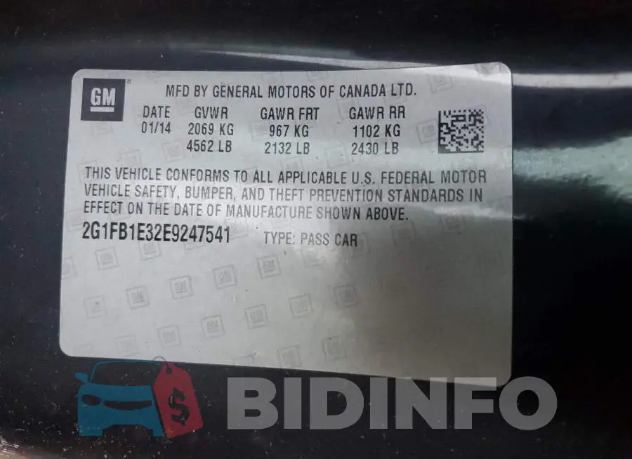 2G1FB1E32E9247541 Photo# 12