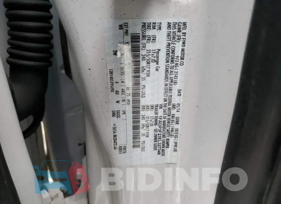 1FADP3F23EL327348 Photo# 12