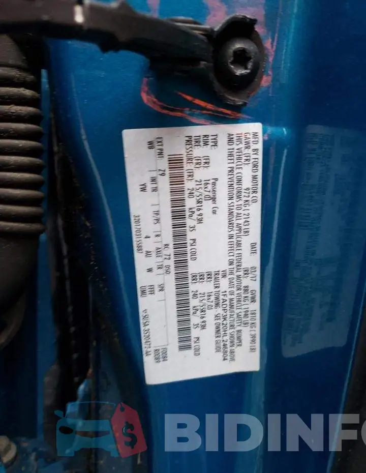 1FADP3K20HL246804 Photo# 12