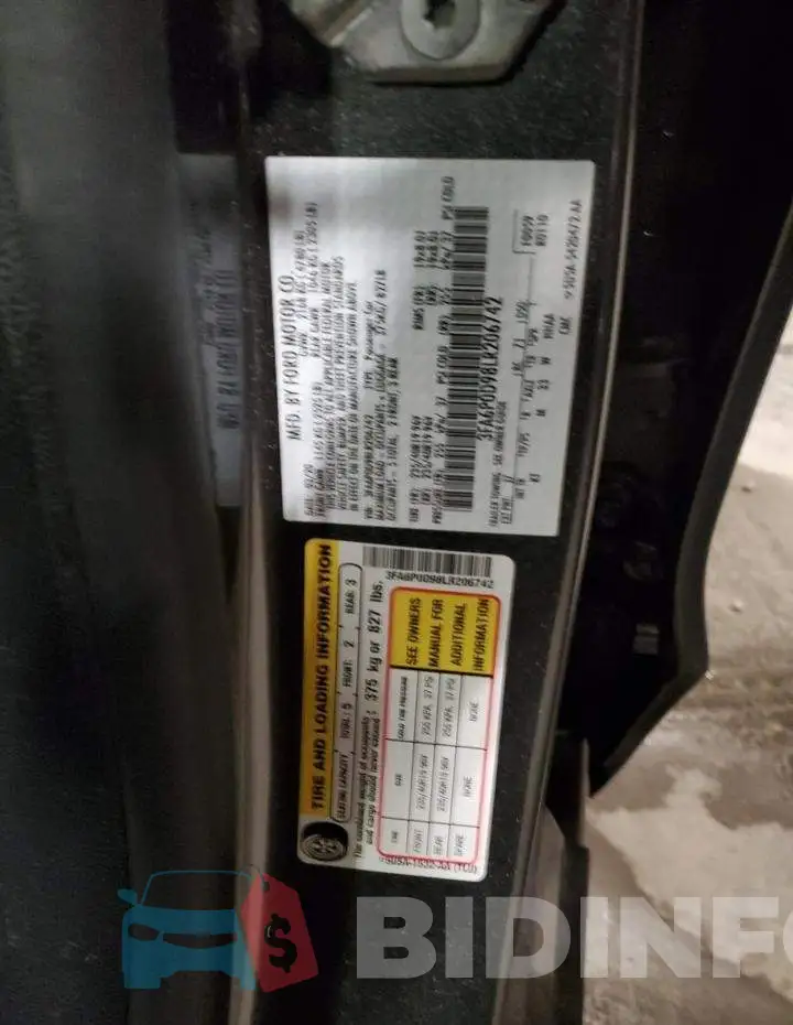 3FA6P0D98LR206742 Photo# 12
