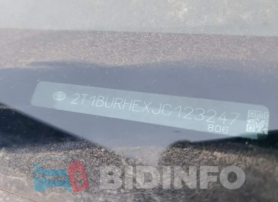 2T1BURHEXJC123247 Photo# 12