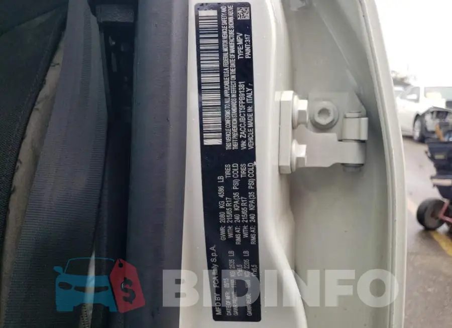 ZACCJBCT5FPB91381 Photo# 12