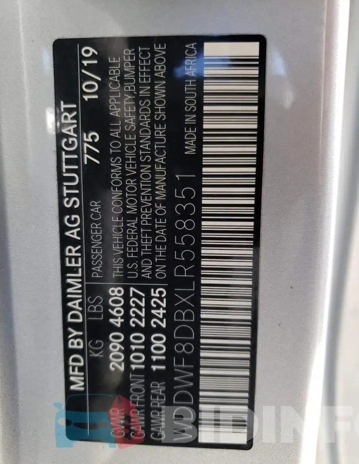 WDDWF8DBXLR558351 Photo# 12