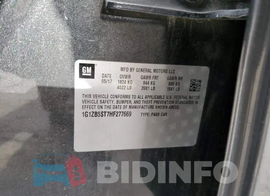 1G1ZB5ST7HF277669 Photo# 12