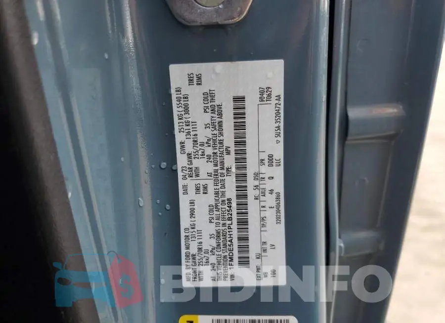 1FMDE5AH1PLB25498 Photo# 12