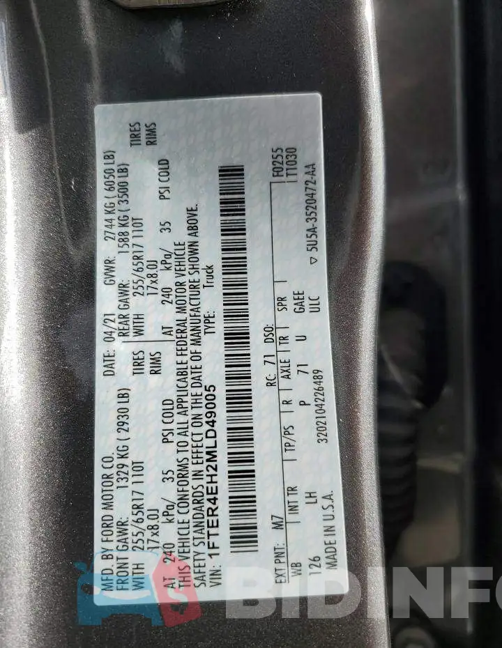 1FTER4EH2MLD49005 Photo# 12