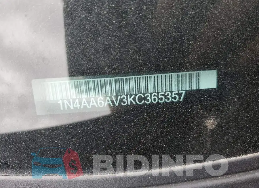 1N4AA6AV3KC365357 Photo# 12