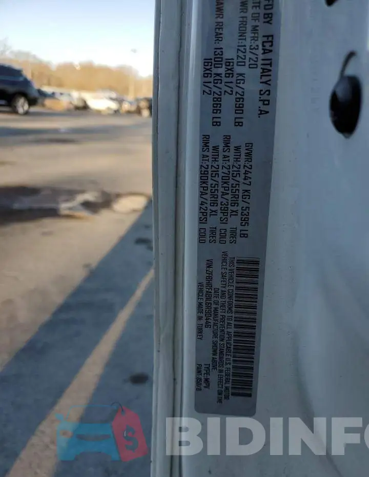 ZFBHRFAB1L6R90446 Photo# 13