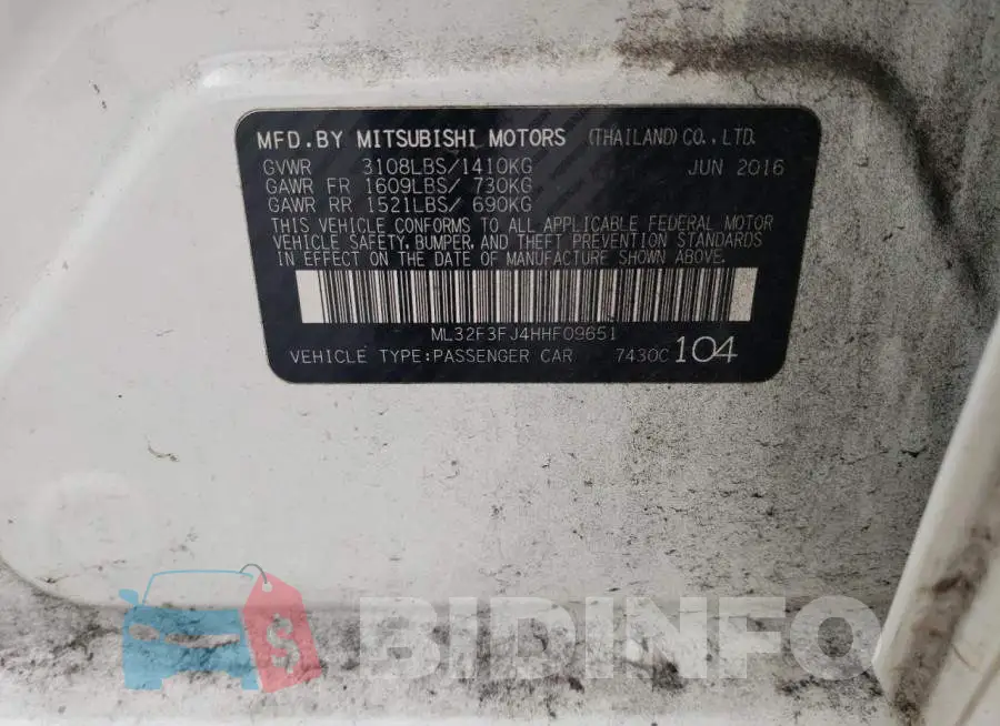 ML32F3FJ4HHF09651 Photo# 12