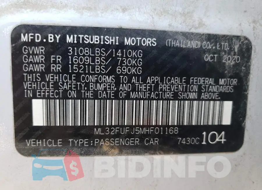 ML32FUFJ5MHF01168 Photo# 12