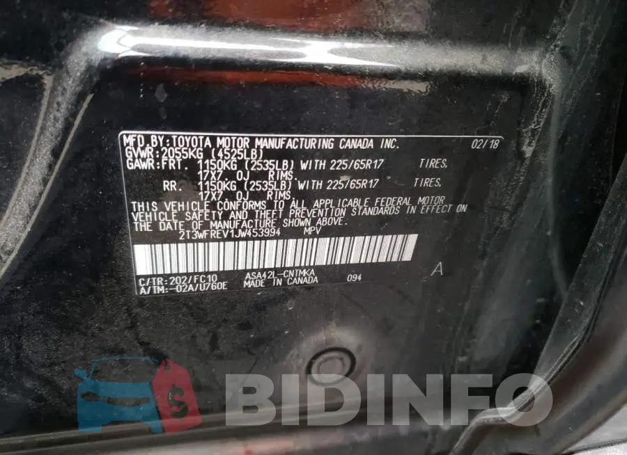 2T3WFREV1JW453994 Photo# 13