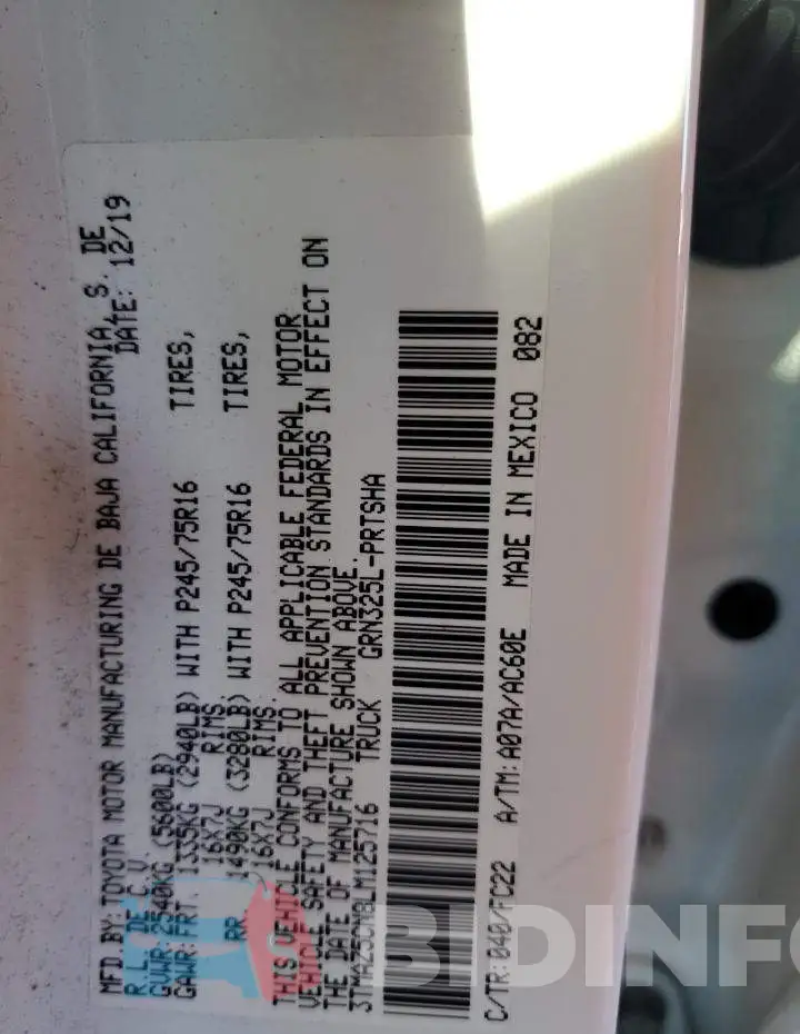 3TMAZ5CN8LM125716 Photo# 12