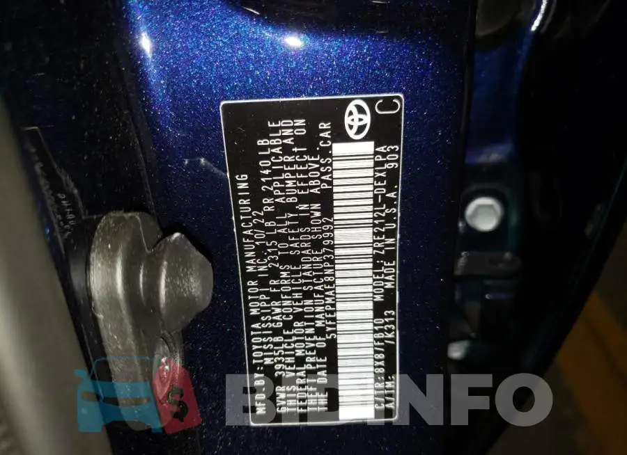 5YFEPMAE8NP379992 Photo# 12