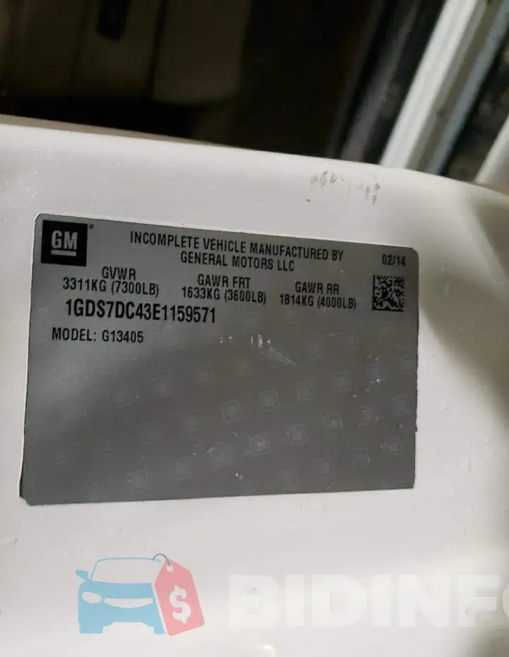 1GDS7DC43E1159571 Photo# 13