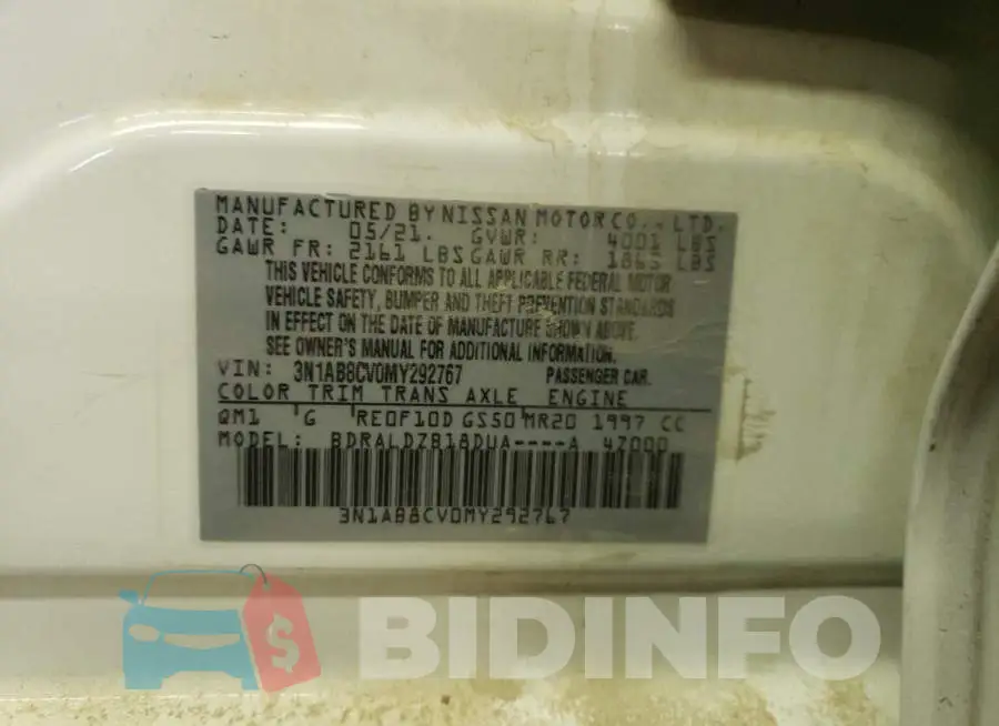 3N1AB8CV0MY292767 Photo# 12