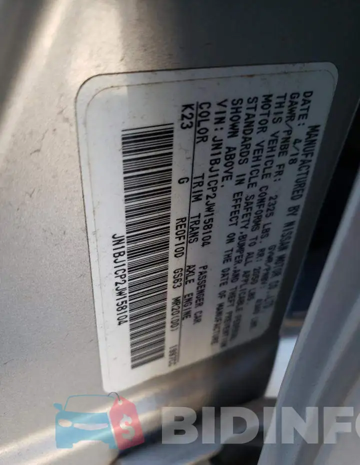 JN1BJ1CP2JW158104 Photo# 13