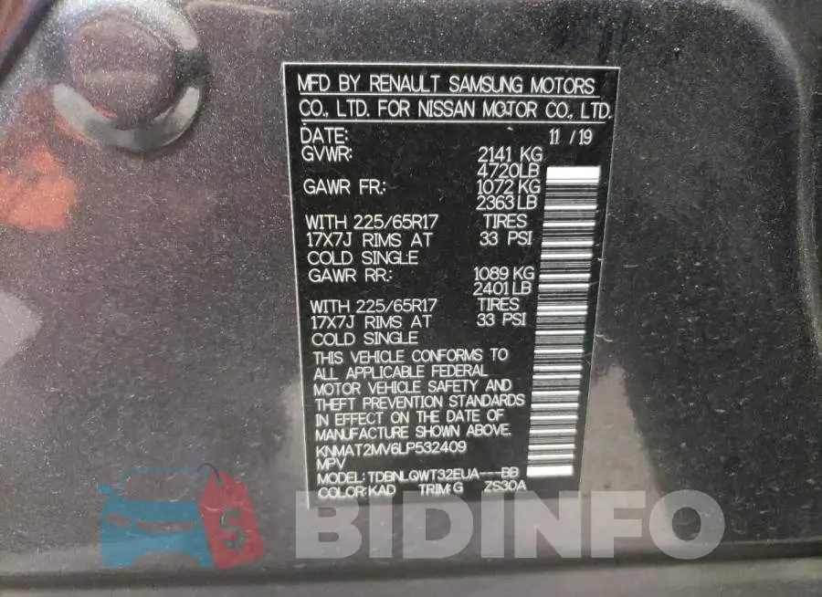 KNMAT2MV6LP532409 Photo# 12