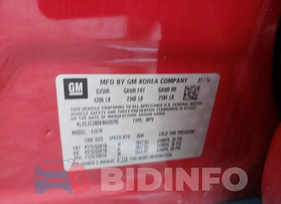 KL4CJCSB5EB650295 Photo# 14