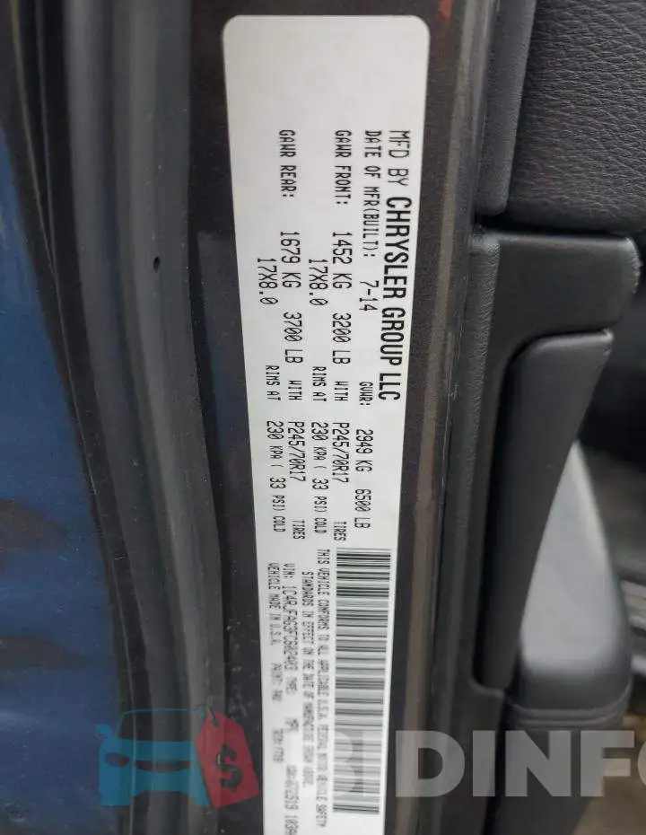 1C4RJFAG3FC602403 Photo# 13