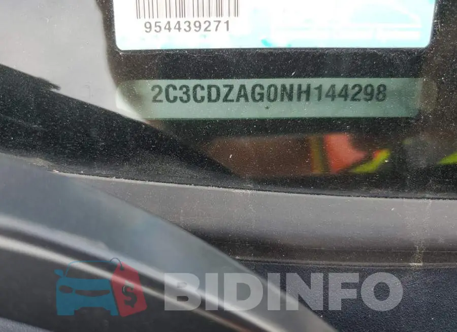 2C3CDZAG0NH144298 Photo# 12