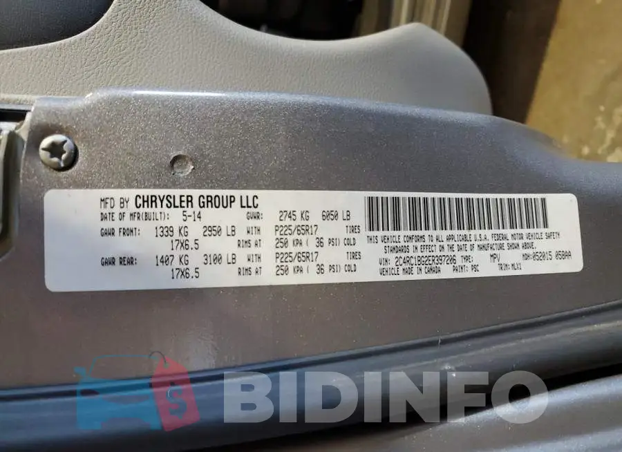 2C4RC1BG2ER397206 Photo# 13