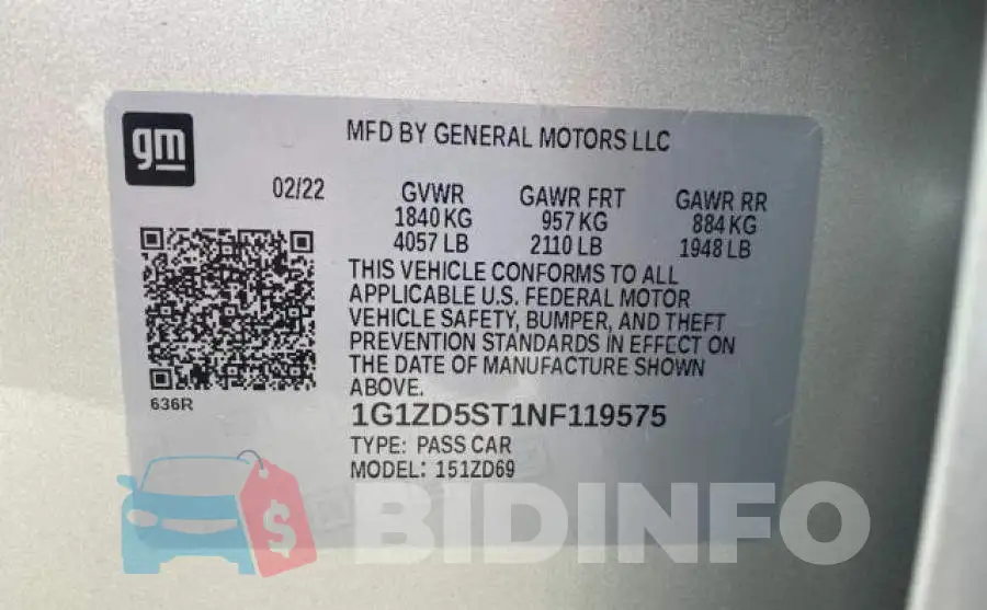 1G1ZD5ST1NF119575 Photo# 10