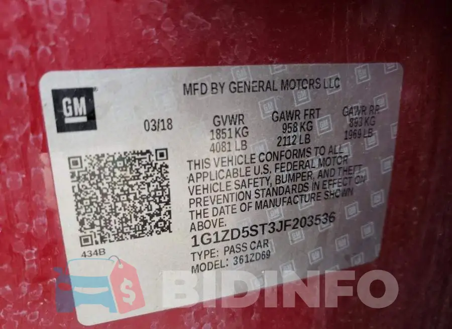 1G1ZD5ST3JF203536 Photo# 12