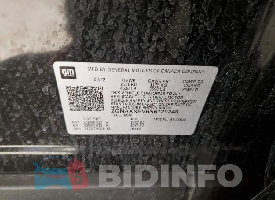 2GNAXXEV6N6129248 Photo# 13