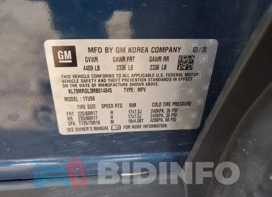 KL79MRSL3MB014845 Photo# 13