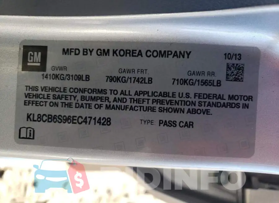 KL8CB6S96EC471428 Photo# 12