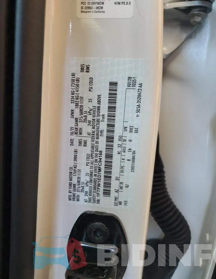 1FTFW1ED7MFC94168 Photo# 12