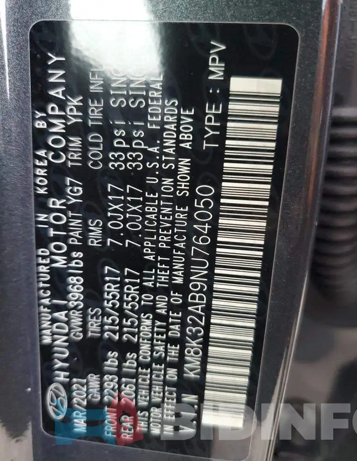 KM8K32AB9NU764050 Photo# 12