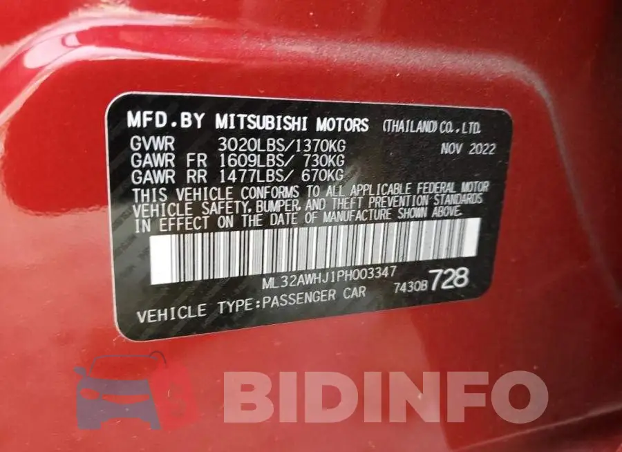 ML32AWHJ1PH003347 Photo# 12