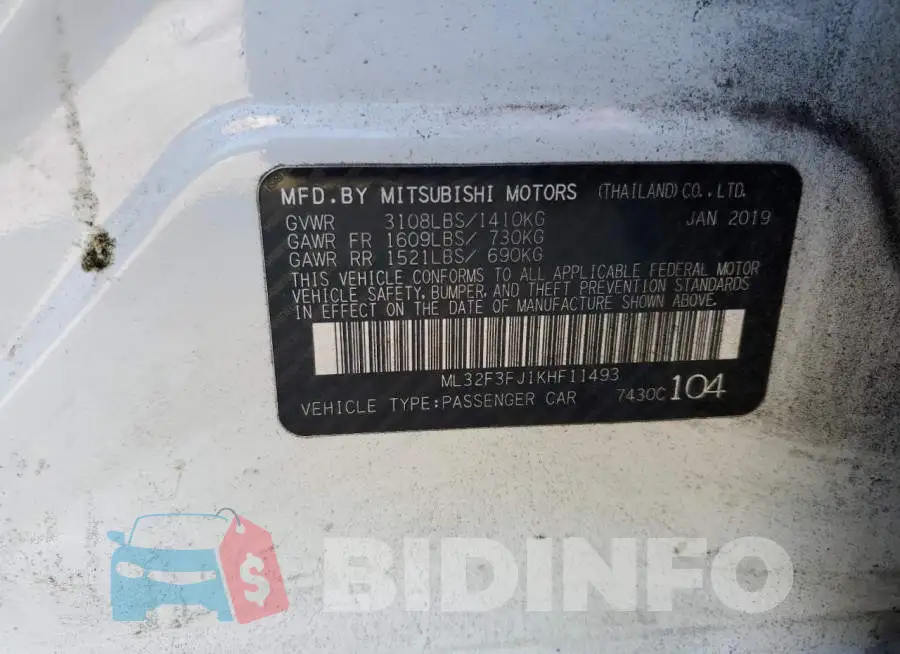 ML32F3FJ1KHF11493 Photo# 13