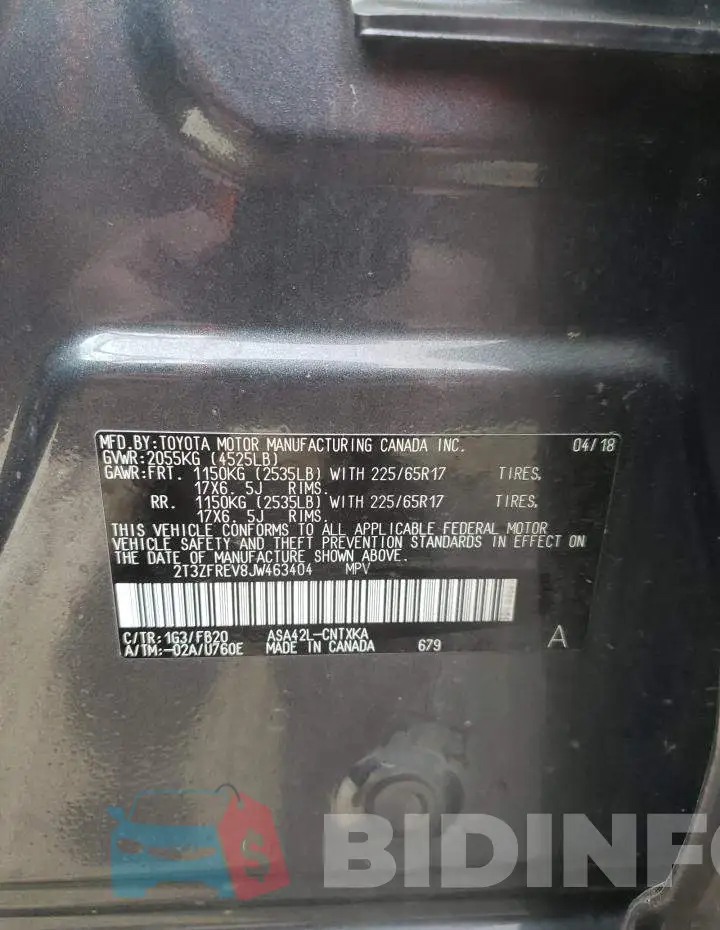 2T3ZFREV8JW463404 Photo# 13