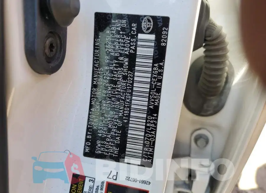 4T1BD1FK0FU170237 Photo# 10