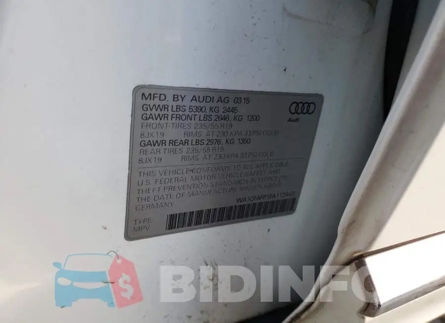 WA1CFAFP1FA112843 Photo# 12