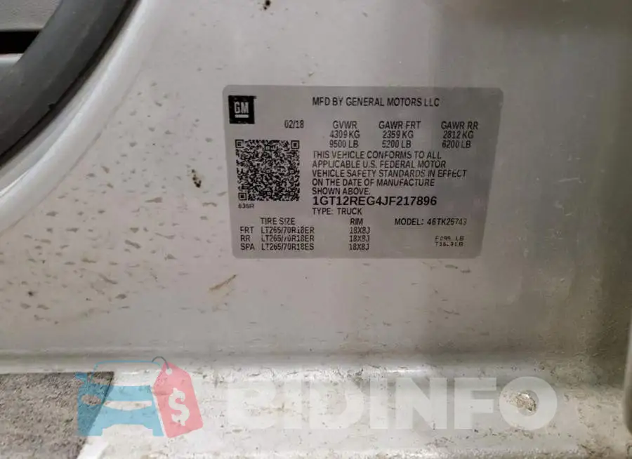 1GT12REG4JF217896 Photo# 12
