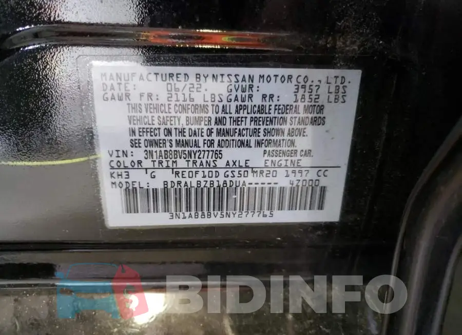 3N1AB8BV5NY277765 Photo# 13