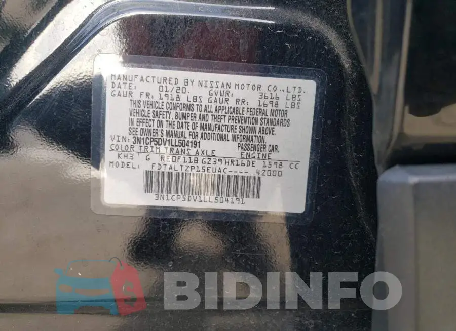 3N1CP5DV1LL504191 Photo# 13