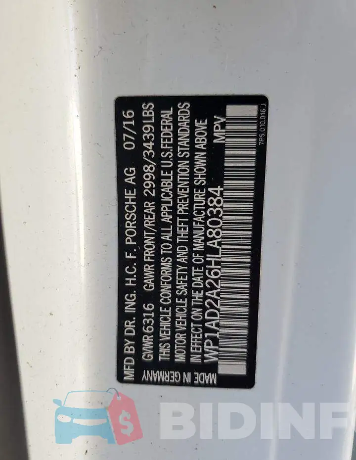 WP1AD2A26HLA80384 Photo# 13