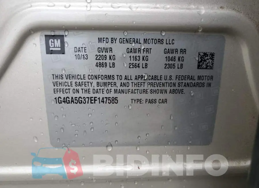 1G4GA5G37EF147585 Photo# 12