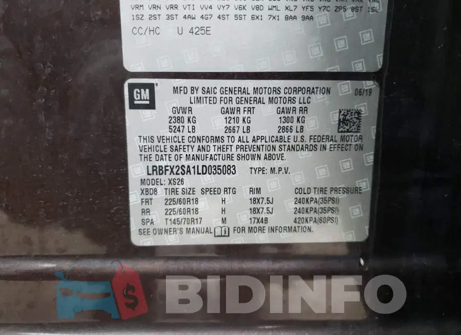 LRBFX2SA1LD035083 Photo# 13