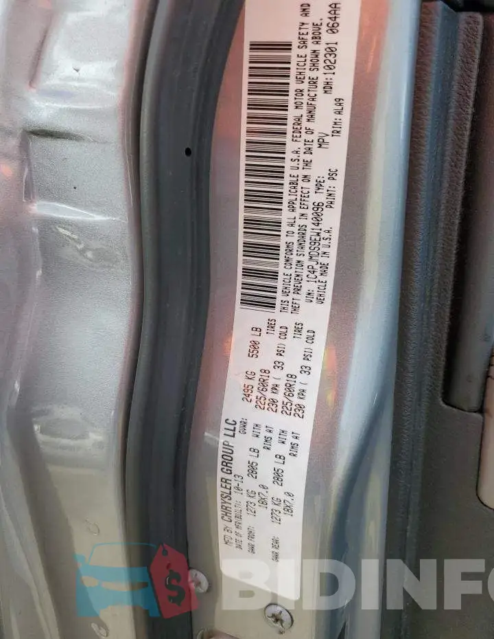 1C4PJMDS9EW140096 Photo# 13