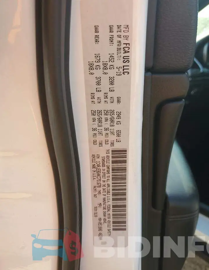 1C4RJEBG4KC751678 Photo# 13