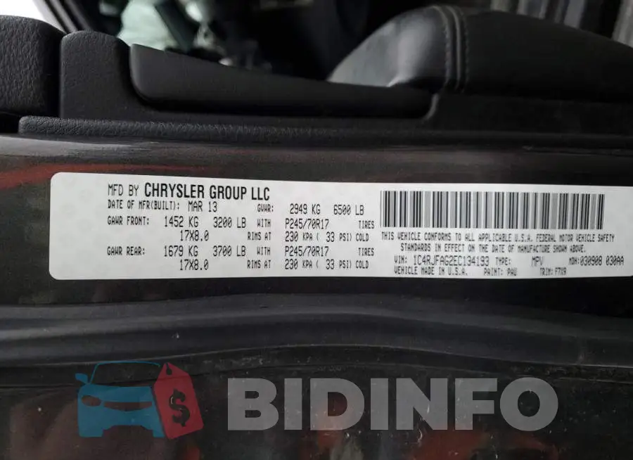 1C4RJFAG2EC134193 Photo# 13
